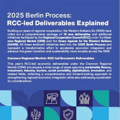 2025 Berlin Process: RCC-led Deliverables Explained