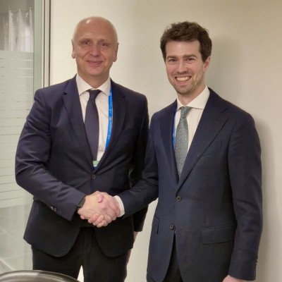RCC Secretary General Amer Kapetanovic met with Carl-Philipp Sassenrath, the Bundestag member at Munich Security Conference on 14 February 2026 (Photo: RCC)