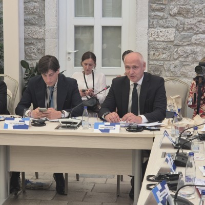 RCC Secretary General Amer Kapetanovic at the Berlin Process Ministerial Forum on the Creative Economy held in Herceg Novi on 18 June 2026 (Photo: RCC)