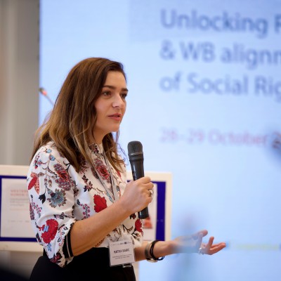 Ratka Babic, Team Leader of ESAP: Employment and Social Affairs Platform 3 (Photo: RCC/Henri Koci)