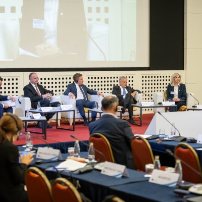 10th edition of the Western Balkans Civil Society Forum, organised by the European Economic and Social Committee (EESC), with support from the European Commission, Open Society Foundations – Western Balkans (OSF-WB), Western Balkans Fund (WBF), and the Regional Cooperation Council (RCC), opened in Budva on 13 May 2025 (Photo: RCC/Danilo Papic)