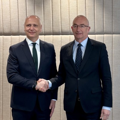 RCC Secretary General Amer Kapetanovic met with Péter Sztáray, State Secretary for Security Policy and Energy Security at the Ministry of Foreign Affairs and Trade of Hungary on 10 March 2026 in Budapest (Photo: RCC/Edin Sabljica)