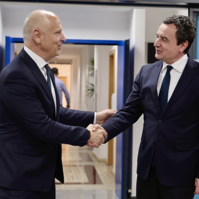 RCC Secretary General met with Prime Minister Albin Kurti in Pristina on 3 December 2025 (Photo: RCC/Valdrin Xhemaj)