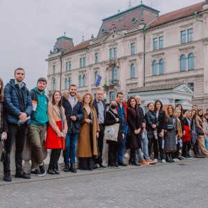 Study Visit to Slovenia organised by the RCC’s Western Balkans Youth Lab project with the help of the European Youth Forum and National Youth Council of Slovenia, in April 2022 (Photo: RCC/Boris Greguric)