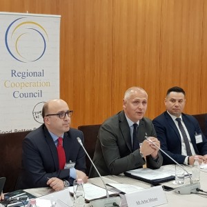 The South East European National Security Authorities’ (SEENSA) met in Tirana on 10 April 2019, at the meeting co-organized and co-chaired by the Regional Cooperation Council (RCC) and the National security agency (NSA) of Albania (Photo: RCC/Natasa Mitrovic) 