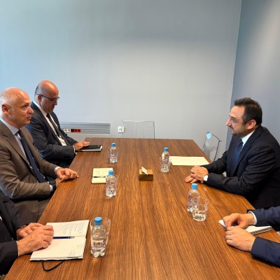 RCC Secretary General Amer Kapetanovic met with Ambassador of Türkiye to Bosnia and Herzegovina Emin Akseki at RCC headquarters in Sarajevo on 23 July 2025 (Photo: RCC)