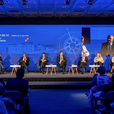 RCC Secretary General Amer Kapetanović took part in the 19th Dubrovnik Forum, speaking at the panel “The EU and the Western Balkans: Resolving Unfinished Business Together.” (Photo: RCC/Srdjan Kurajica)