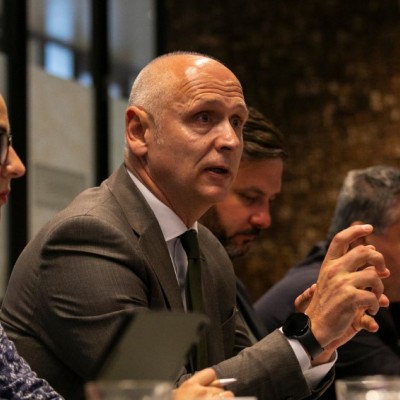 Secretary General of the Regional Cooperation Council (RCC), Amer Kapetanović, hosted a briefing with ambassadors of the South-East European Cooperation Process (SEECP) in RCC's Liaison Office in Brussels on 23 May 2025 (Photo: RCC/Laure Geerts)