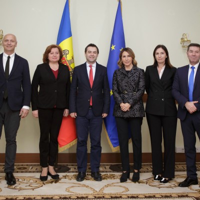 RCC delegation, headed by RCC Secretary General Majlinda Bregu met with Modovan officials on 23 November 2023 (Photo: RCC/Serghei Bobr)