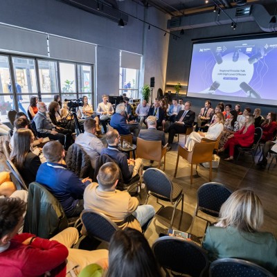 RCC’s EU-funded Western Balkans Youth Lab 2 (WBYL2) held its fifth Fireside Talk with high-level officials at the Adria Future Summit 2026 in Tivat (Photo: RCC/Danilo Papic)