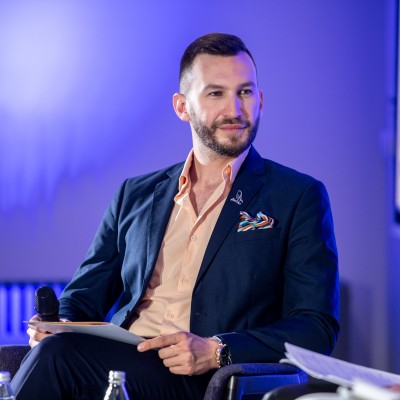 Team Leader of RCC's Western Balkans Youth Lab (WBYL) Ognjen Markovic at Final Conference of Youth Policy Lab on Youth Mental Health in Belgrade on 21 June 2023 (Photo: RCC/Nemanja Brankovic)