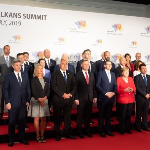 Participants of the Western Balkans Leaders' Summit in Poznan, Poland, 5 July 2019 (Photo: RCC/Erik Witsoe)