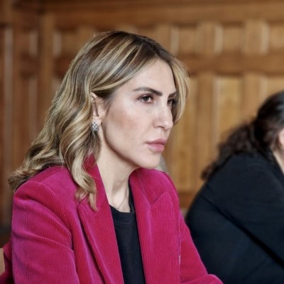 RCC Secretary General Majlinda Bregu at TRATOLOW Ministerial Western Balkans and Türkiye Conference in Vienna on 26 April 2024 (Photo: RCC)