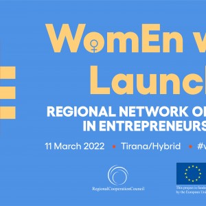 Western Balkans (WB) Regional Network of Women in Entrepreneurship launching on 11 March 2022 in Tirana 
