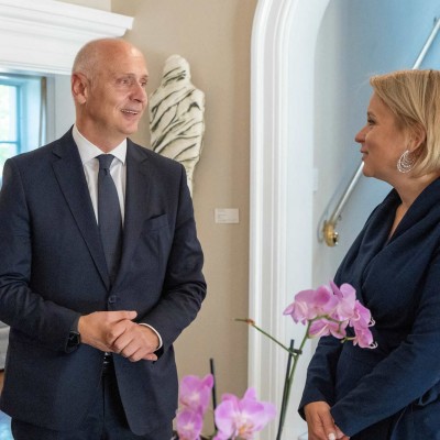RCC Secretary General Amer Kapetanovic met with Ambassador of the European Union to the United States, Jovita Neliupšienė in Washington DC on 26 September 2025 (Photo: RCC/Armando Gallardo)