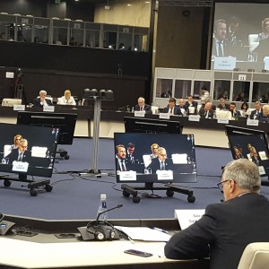 RCC Secretary General Goran Svilanovic speaking at the EU-Western Balkans Summit hosted by the Bulgarian Presidency of the Council of the EU, in Sofia on 17 May 2018. (Photo: Vesselin Valkanov)