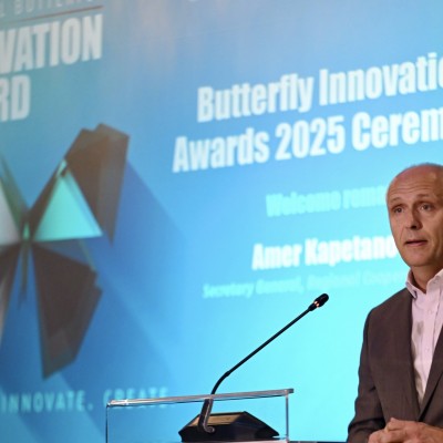 RCC Secretary General Amer Kapetanović presented the winners of the 4th Butterfly Innovation Awards at a ceremony held in Novi Sad on 19 November 2025