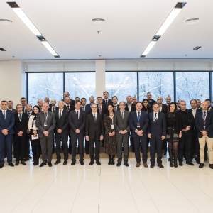 Participants of the Second Regional Coordination Conference for Counter-Terrorism and Prevention and Countering Violent Extremism in South East Europe  in Brdo pri Kranju, Slovenia, on 30 November 2017 (Photo: RCC/ Bor Slana)