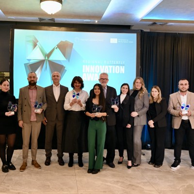 Winners of the 4th Butterfly Innovation Awards at a ceremony held in Novi Sad on 19 November 2025 