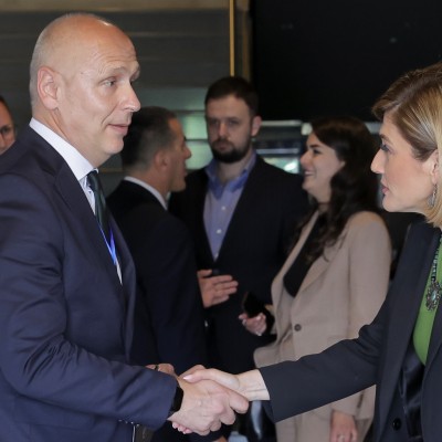 RCC Secretary General Amer Kapetanovic met with Minister of Industry, Entrepreneurship, Trade and Innovation Mimoza Kusari-Lila in Pristina on 28 April 2026 (Photo: RCC/Valdrin Xhemaj)