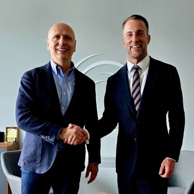 RCC Secretary General Amer Kapetanovic met with Transport Community Director Matej Zakonjšek at RCC headquarters in Sarajevo on 13 March 2026 (Photo: RCC/Alma Arslanagic-Pozder)