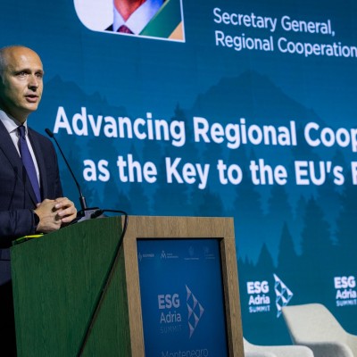 RCC SECRETARY GENERAL AT ESG ADRIA SUMMIT: REGIONAL COOPERATION IS THE FOUNDATION FOR OUR FUTURE