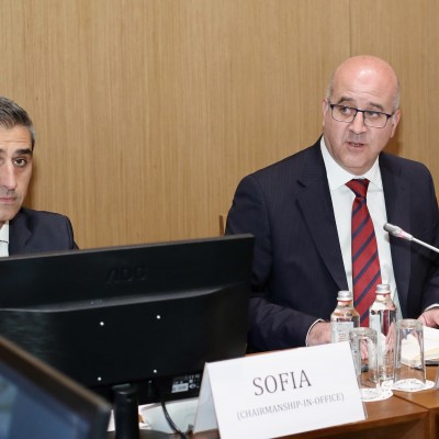 RCC Deputy Secretary General Arslan Umut Ergezer at the opening of the 7th meeting of the SEE2030 Strategy Monitoring Committee held in Sofia on 5 May 2026 (Photo: Courtesy of Bulgarian MFA)