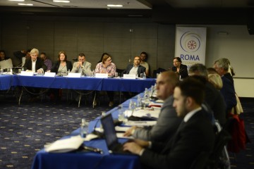 Participants of the third National Platform on Roma Integration in Bosnia and Herzegovina, organized by RCC's Roma Integration 2020 (RI2020) in Sarajevo on 28 September 2018. (Photo: RCC/Damir Kadric)