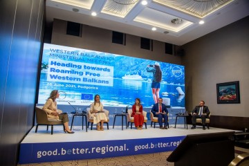 Meeting of Western Balkans' ICT Ministers in Podgorica, 25 June 2021 (Photo: RCC/Samir Lacevic)