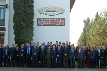 Group photo: Conference on Foreign Terrorist Fighters – Challenges for South Eastern Europe (Photo: courtesy of RACVIAC)