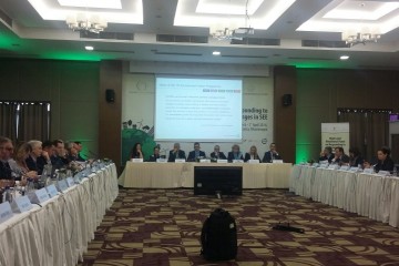 The First High Level Ministerial Panel on Responding to Climate and Environmental Challenges in South East Europe (SEE) took place in Podgorica on 1 April 2016. (photo: RCC/Nenad Sebek)