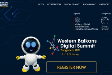 Western Balkans Digital Summit opens in Podgorica tomorrow