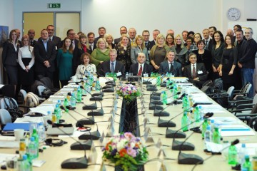 Participants of the international seminar ‘South East Europe 20 Years On: Transformation from State to Public Broadcasting’, held in RCC premises on 14 November 2011, in Sarajevo, Bosnia and Herzegovina. (Photo RCC/Midhat Poturovic)