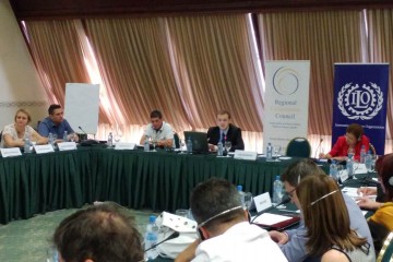 Regional public employment services work together to improve measures leading to reduction of unemployment at ESAP-organised meeting in Skopje on 21 June 2017 (Photo: RCC ESAP/Sanda Topic)