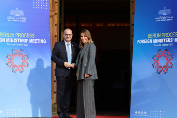 Behind the scenes of Berlin Process Ministers of Foreign Affairs meeting