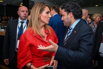 RCC Secretary General Bregu and Prime Minister of Montenegro Abazovic at Dubrovnik Forum, 8 July 2023