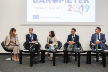 Regional Cooperation Council presents Balkan Barometer 2019 findings at Western Balkans Summit in Poznan, 4 July 2019 (Photo: RCC/Erik Witsoe) 
