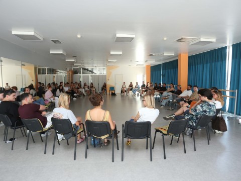 Twenty-five young filmmakers and artists from across the Western Balkans Six gathered in Sarajevo for six days of learning, exchange and networking at the 32nd Sarajevo Film Festival (Photo: RCC/Jasmin Sakovic)