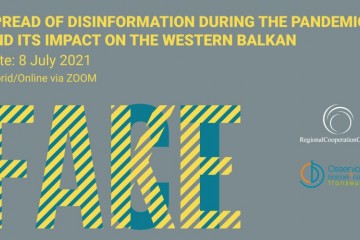 Regional Disinformation Conference ‘Spread of disinformation during the pandemic and its impact on the Western Balkans’  (Design: RCC/Samir Dedic)