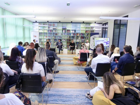 7th Fireside Talk Focuses on Education and Regional Cooperation organised by the EU-funded, RCC-implemented Western Balkans Youth Lab 2 project in Sarajevo on 11 September 2026 (Photo: RCC/Jasmin Sakovic)