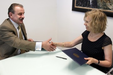 Hido Biscevic (left), RCC Secretary General, and Ulrike Knotz, German Ambassador to Bosnia and Herzegovina