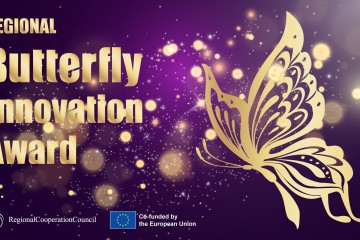 RCC launched a Regional Butterfly Innovation Award seeking innovative, scalable and market-based solutions from the Western Balkans (Design: RCC/Samir Dedic)