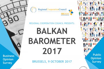 RCC presents Balkan Barometer 2017 on 9 October 2017 in Brussels. (Photo: RCC)