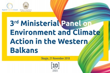 Skopje to host 3rd Ministerial Panel on Environment and Climate Action in the Western Balkans on 21 November 2018 (Illustration: RCC/Sejla Dizdarevic)