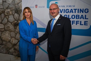 RCC Secretary General Bregu and Minister of Foreign Affairs of Croatia at Dubrovnik Forum, 7 July 2023