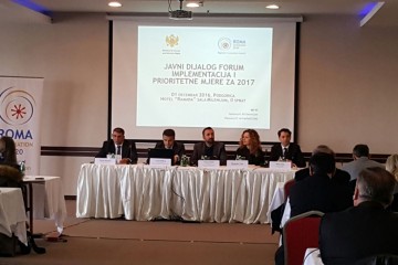 Roma Integration 2020: at Public Dialogue Forum on implementation and priority measures on Roma issues in Podgorica, 1 December 2016 (Photo: RCC/Aleksandra Bojadjijeva)