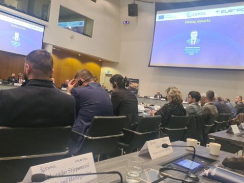 Joint Strategic Cooperation Forum for CEPOL projects in the Hague on 30 January 2024 (Photo: RCC)