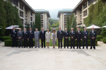 Participants of the 4th conference of the South East European Military Intelligence Chiefs, Sofia, Bulgaria, 19 September 2012. (Photo: Courtesy of the Defence Information Service of Bulgaria)