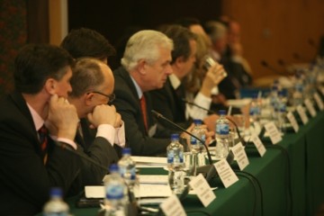 Participants of the Ministerial Conference on Combating Climate Change in Southeast Europe, Sarajevo, BiH, 14 November 2008 (Photo RCC/Dejan Vekic)