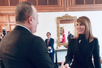 Majlinda Bregu, Secretary General of the Regional Cooperation Council (RCC) met with Mevlüt Çavuşoğlu, Minister of Foreign Affairs of Turkey in Ankara on 10 February 2020 (Photo: RCC/Selma Ahatovic-Lihic)